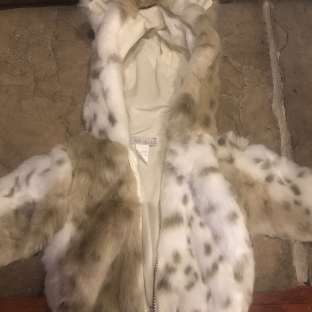 Faux fur coat